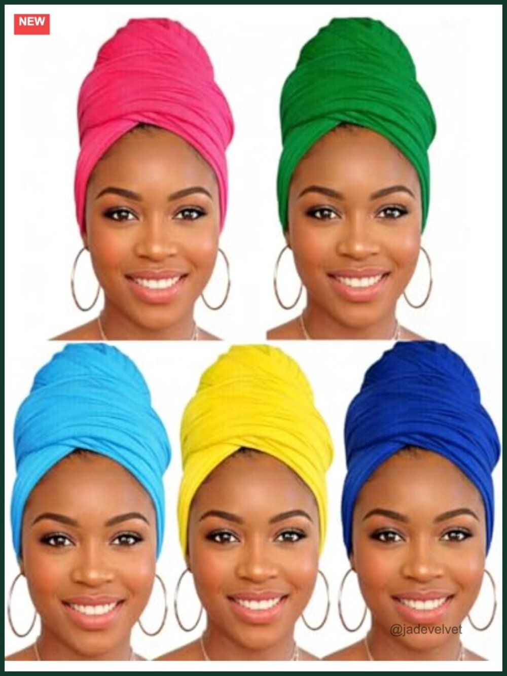 Long Head Wraps for Black Women Soft Turban Hair Scarves